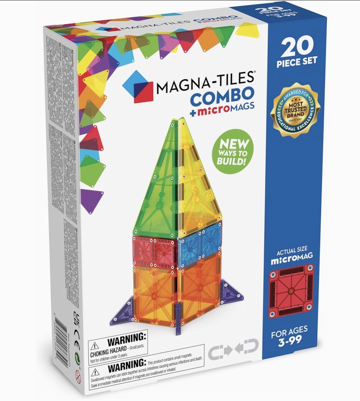 Magna-Tiles - Combo 20 Piece Set