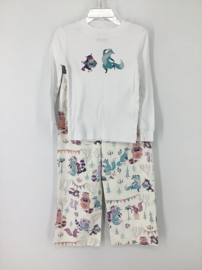 garnet hill kids Child Size 4 White Pajamas - girls