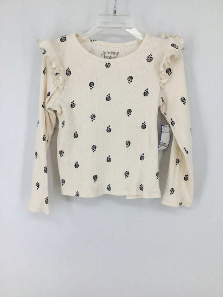jumping beans Child Size 5 Cream Shirt - girls