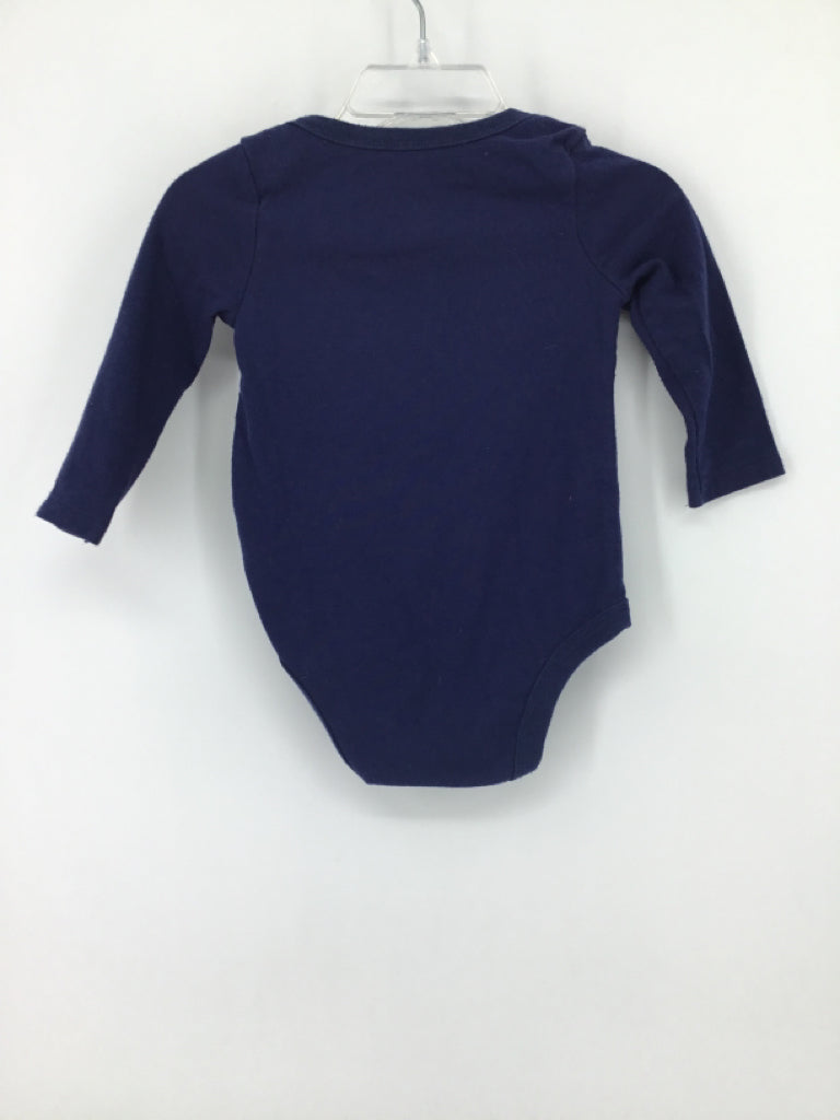 Cat & Jack Child Size 6-9 Months Blue Onesie