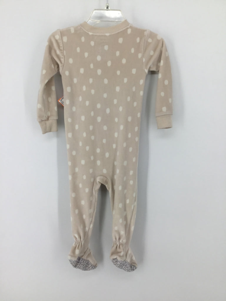 Carter's Child Size 12 Months Tan Sleepers