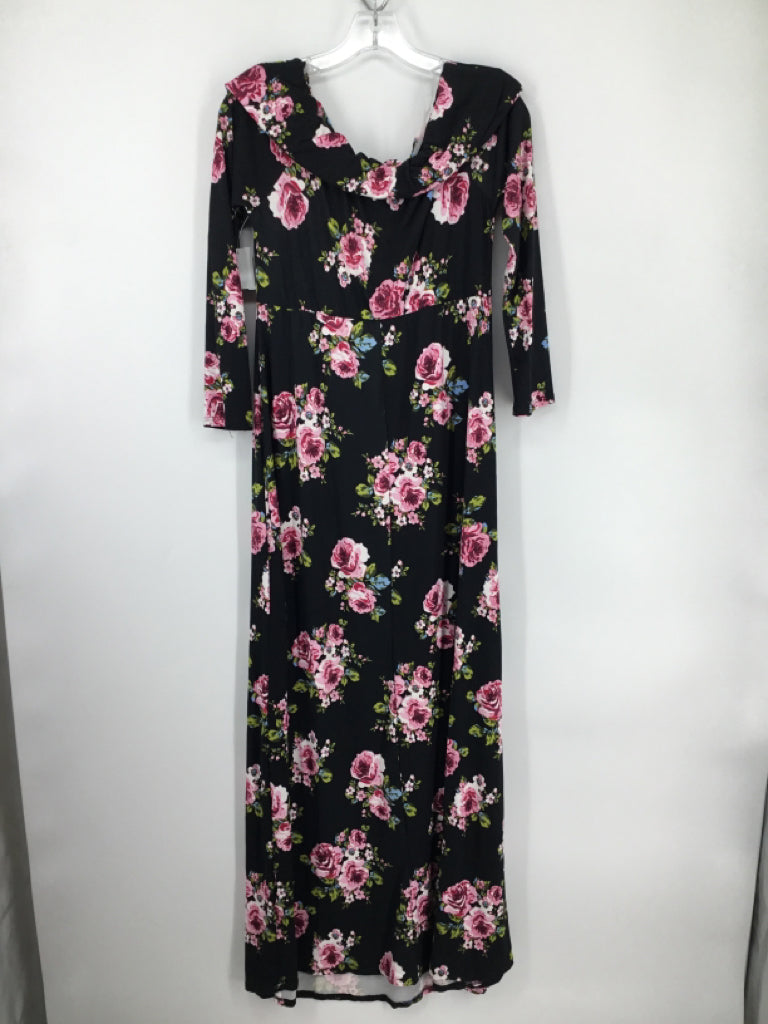 Pink Blush Size M Poly Blend Dress - Maternity