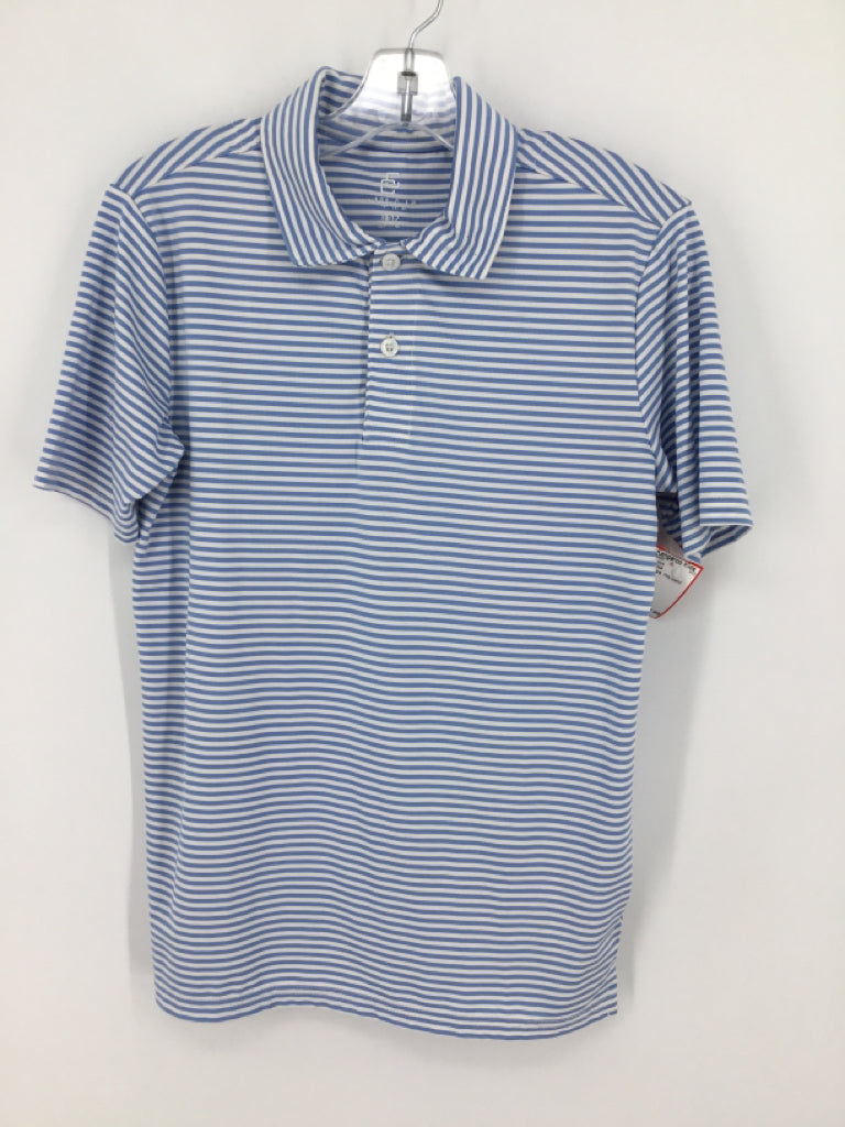 Class Club Child Size 10 Blue Stripe Shirt - boys