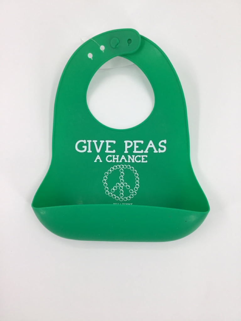Bella Tunno Green Silicone Bib