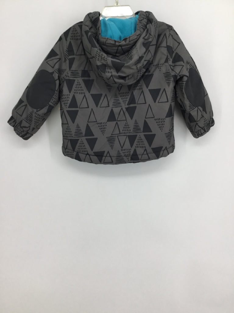 Cat & Jack Child Size 18 Months Gray Print Outerwear - boys