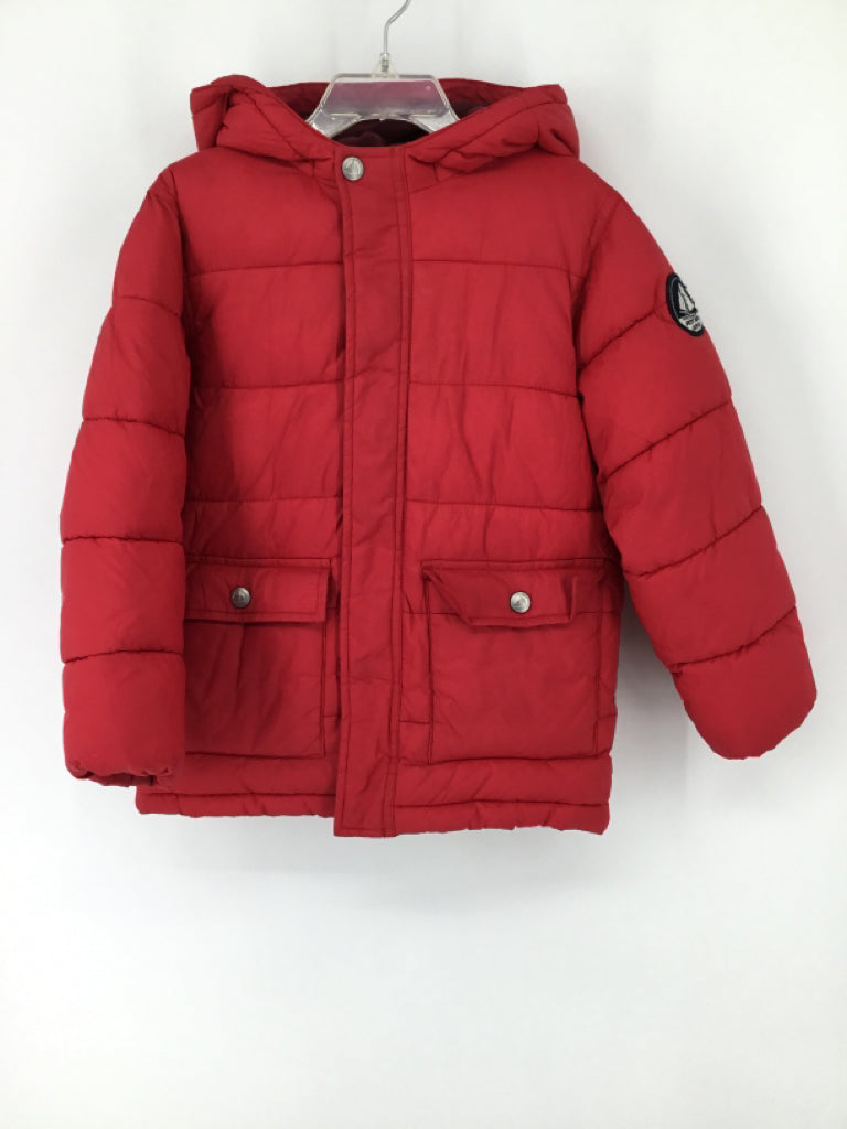 Petit Bateau Child Size 5 Red Solid Outerwear - boys