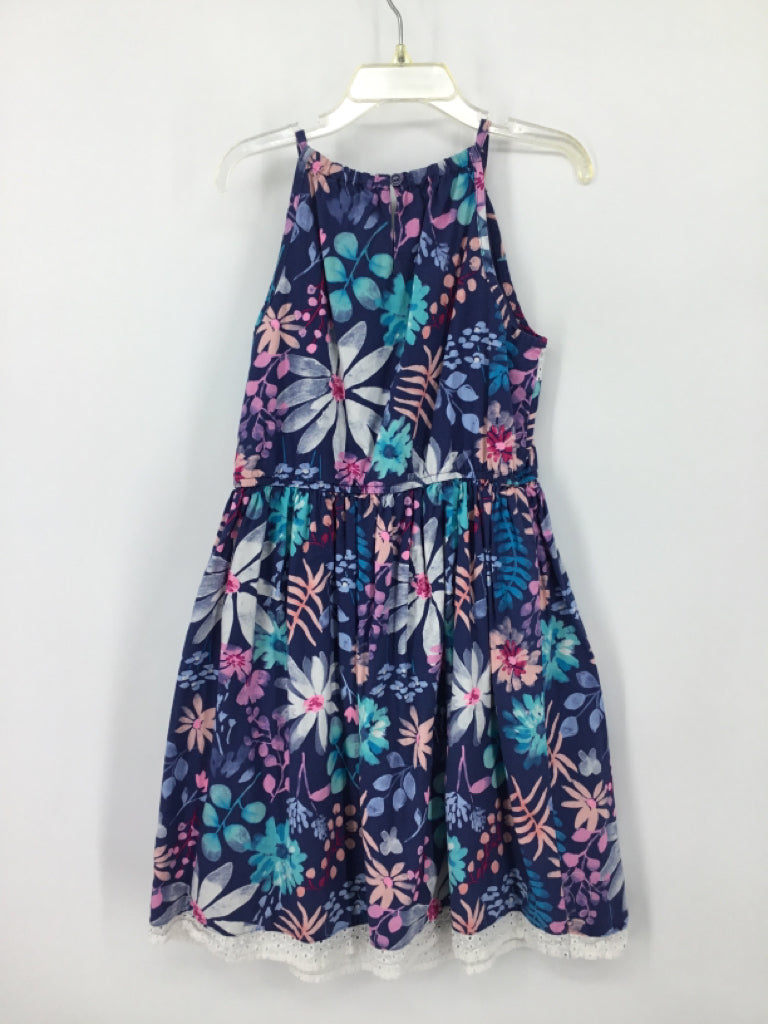 Sonoma Child Size 7 Blue Dress - girls