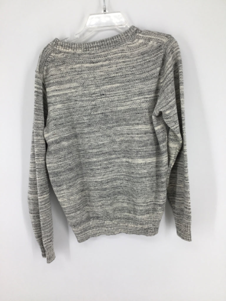 Janie and Jack Child Size 5 Gray Embellished Sweater - boys