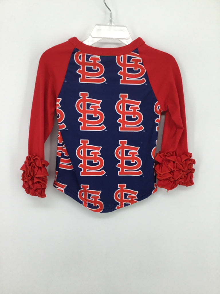 brandless Child Size 18 Months Red Shirt - girls