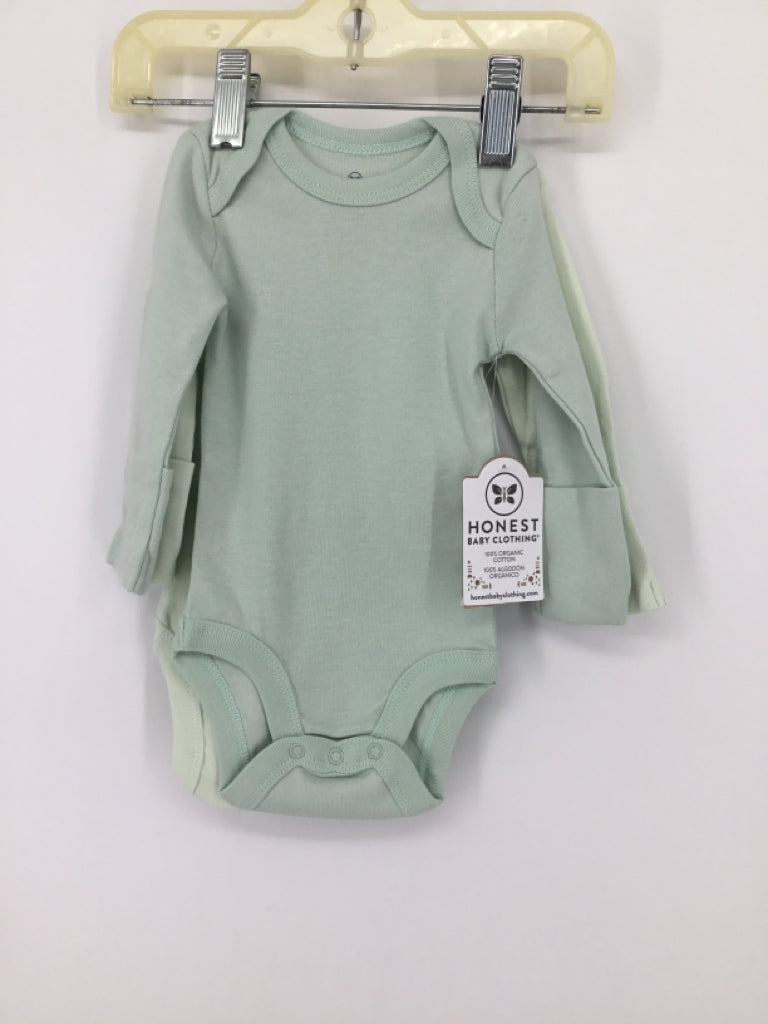 Honest Baby Clothing Child Size Newborn Green Onesie