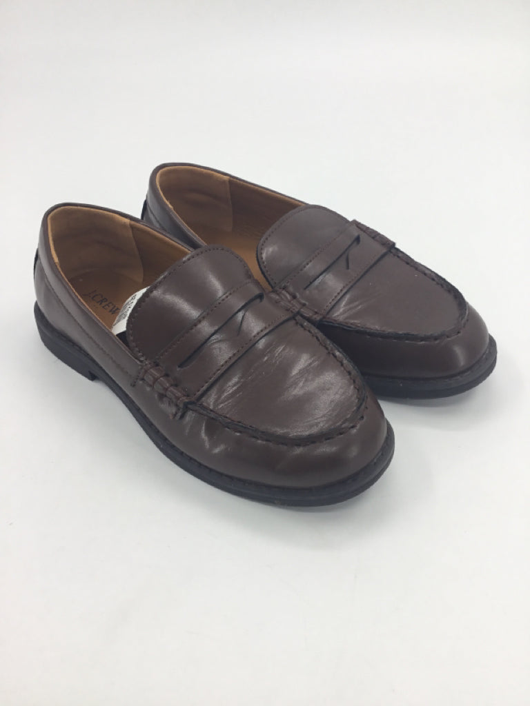 J Crew Child Size 5 Youth Brown Dress Shoes