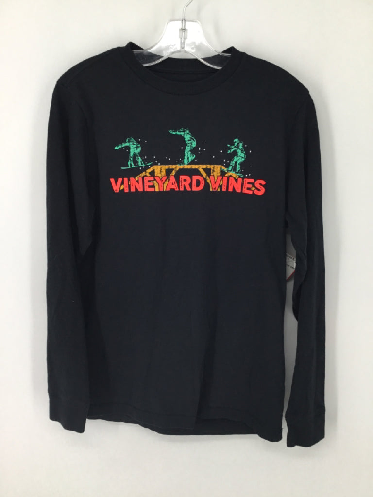 vineyard vines Child Size 8 Black screen printed T-shirt - boys