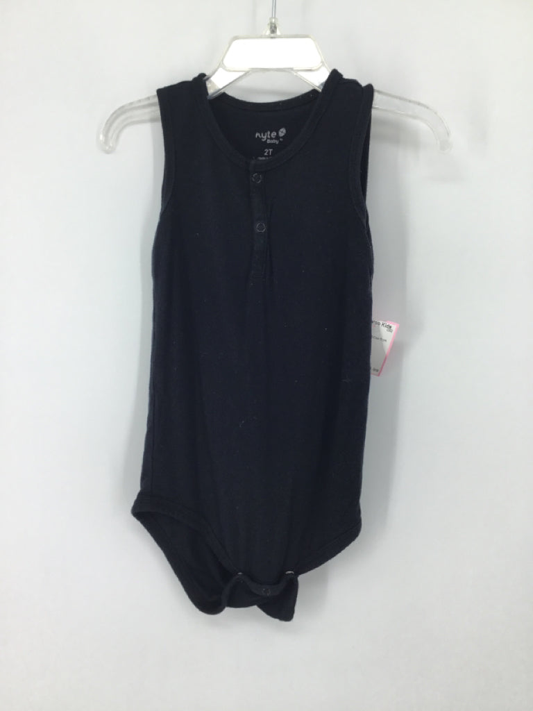 Kyte Child Size 2 Black Onesie