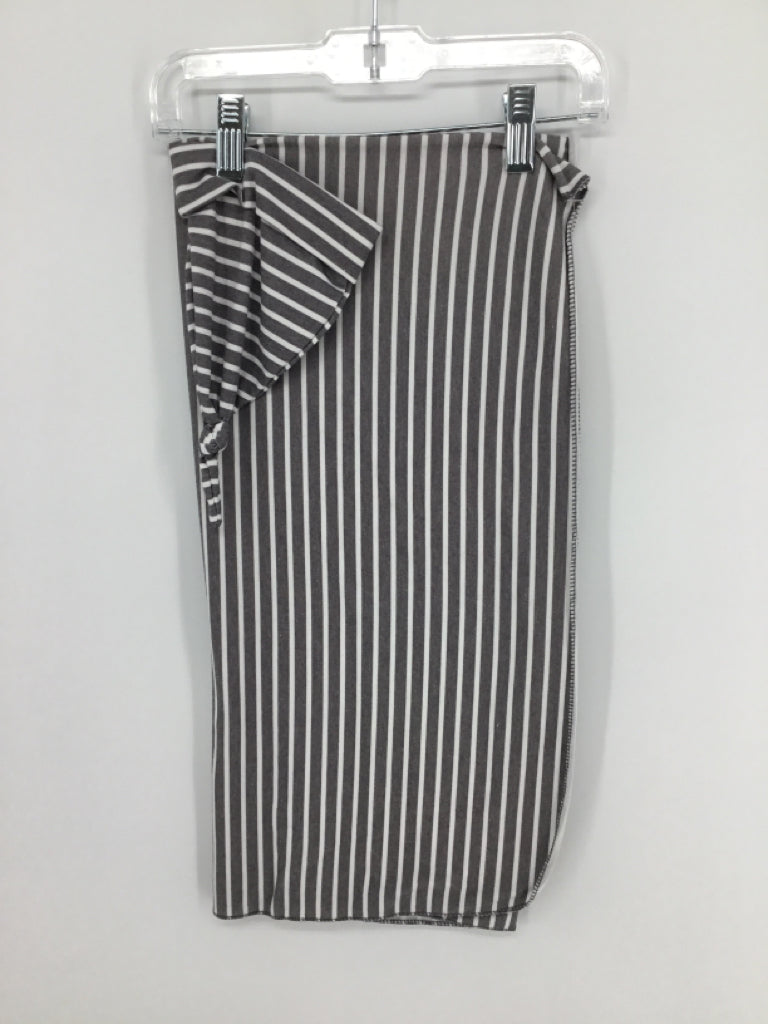 Toby Gray Stripe Blanket
