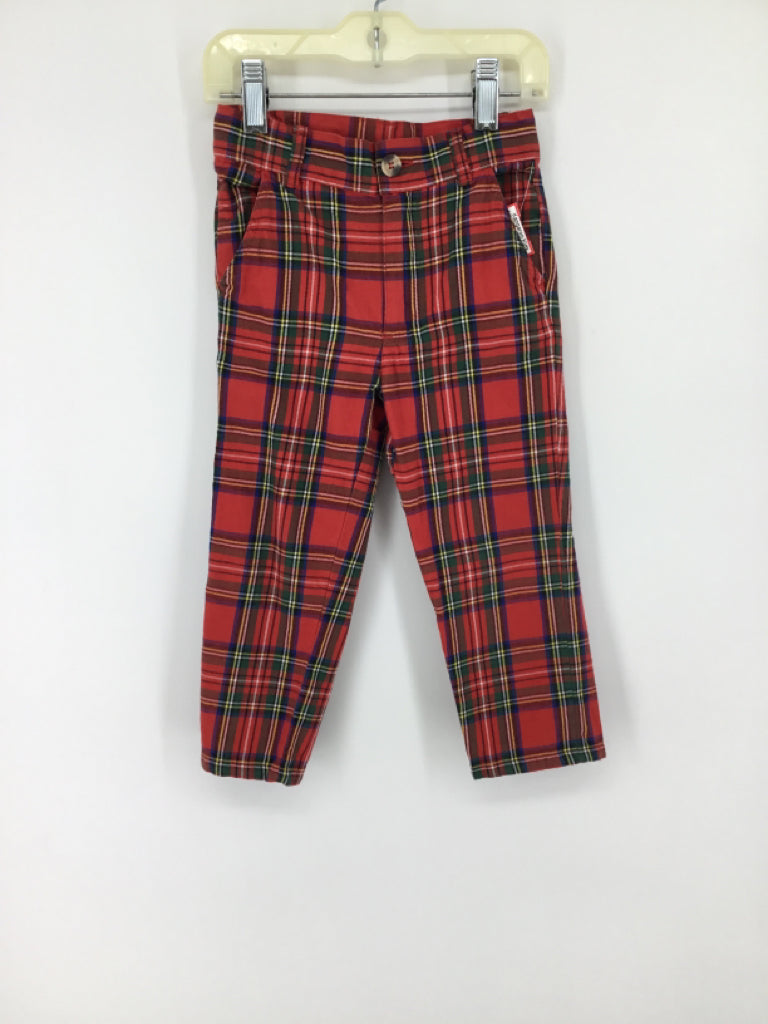 Edgehill Collection Child Size 4 Red Plaid Pants - boys