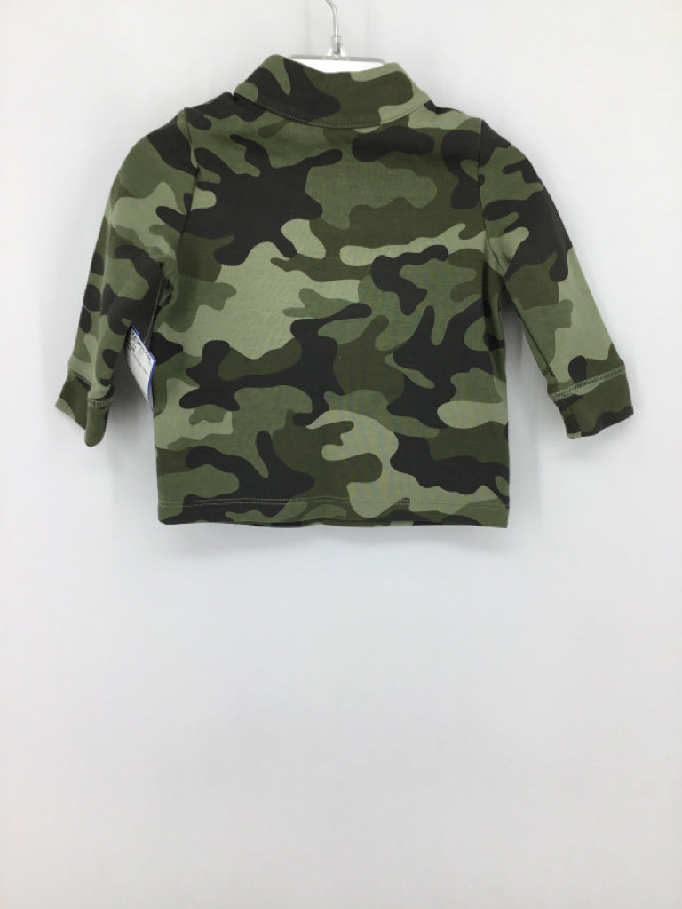 Baby Gap Child Size 6-12 Months Green Camoflage Shirt - boys