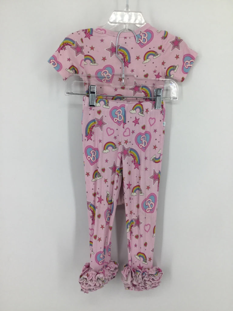 Posh Peanut + Barbie Child Size 12-18 Months Pink Outfit - girls
