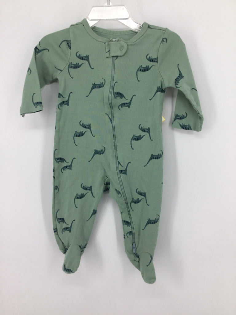 Just One You Made by Carters Child Size 6 Months Green Sleepers