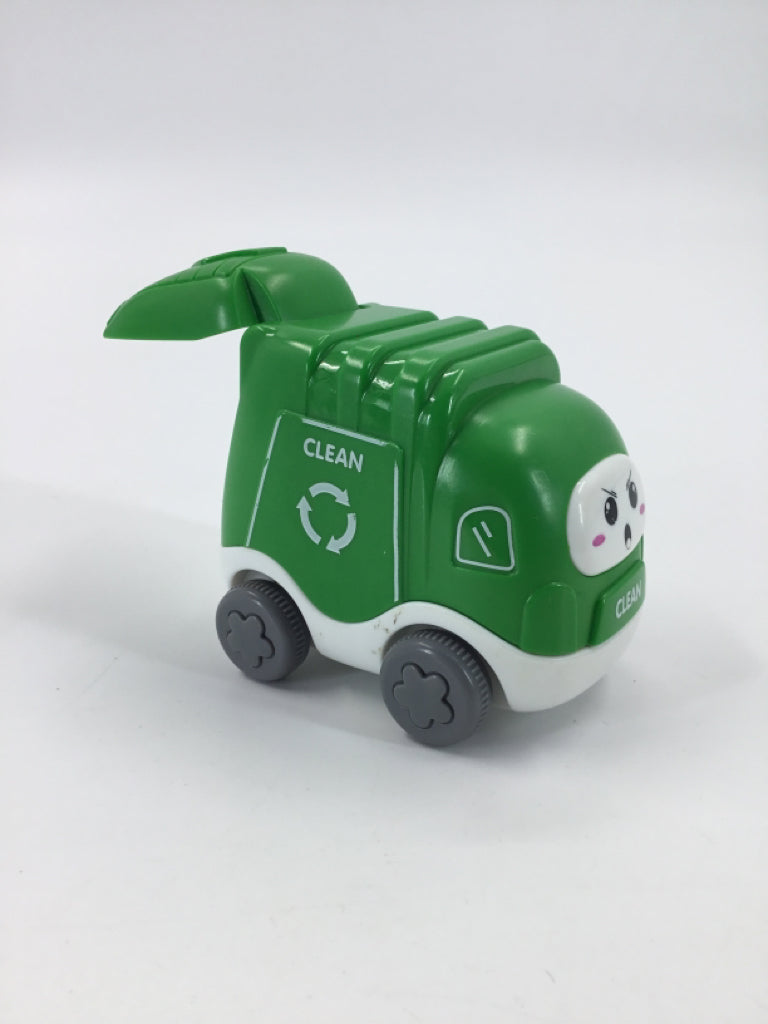 Green Cartoon Recycling/Garbage Truck Toy