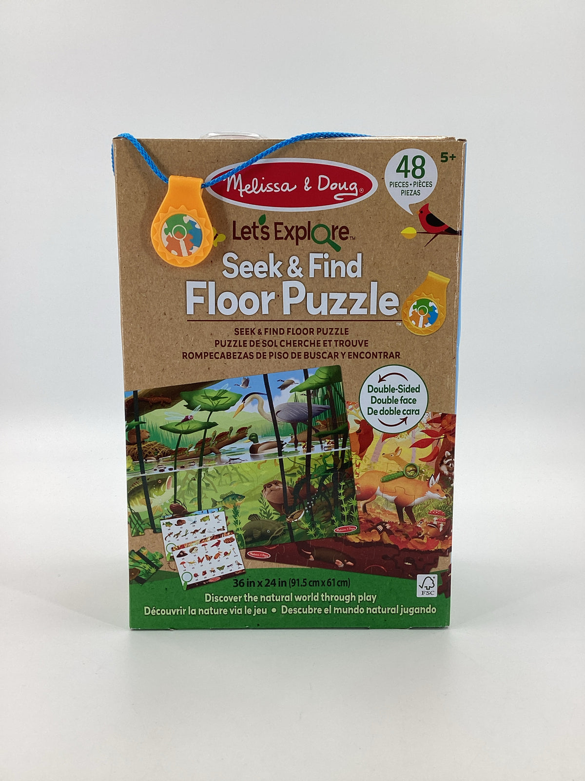 Melissa & Doug Let's Explore Seek & Find Floor Puzzle