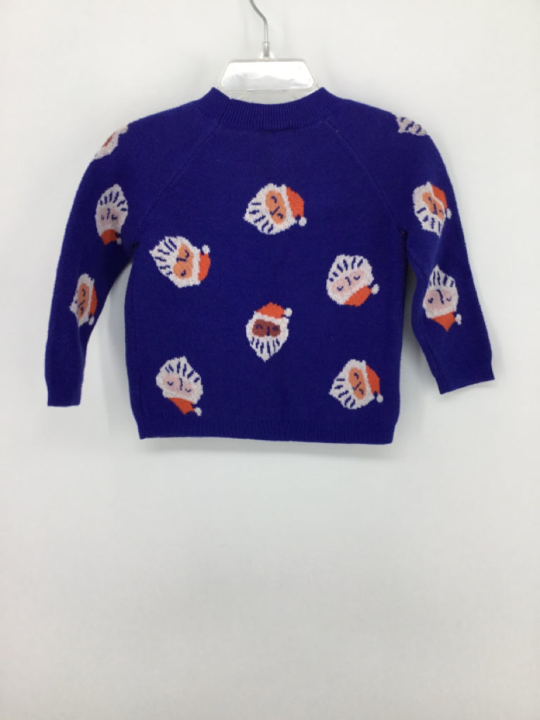 Tucker + Tate Child Size 18 Months Blue Christmas Sweater