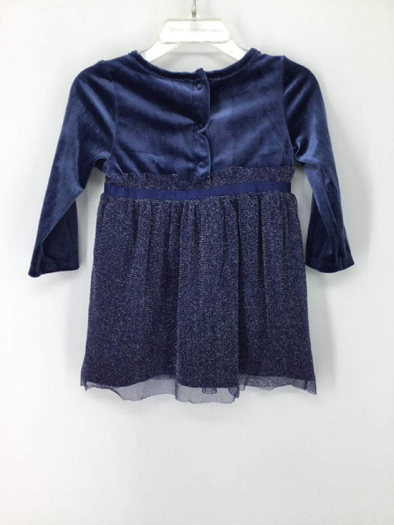 Cat & Jack Child Size 12 Months Blue Dress - girls