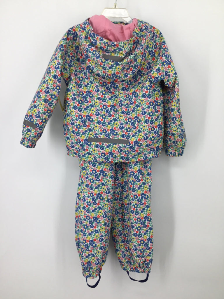 Mini Boden Child Size 3 Multi-Color Raincoat - girls