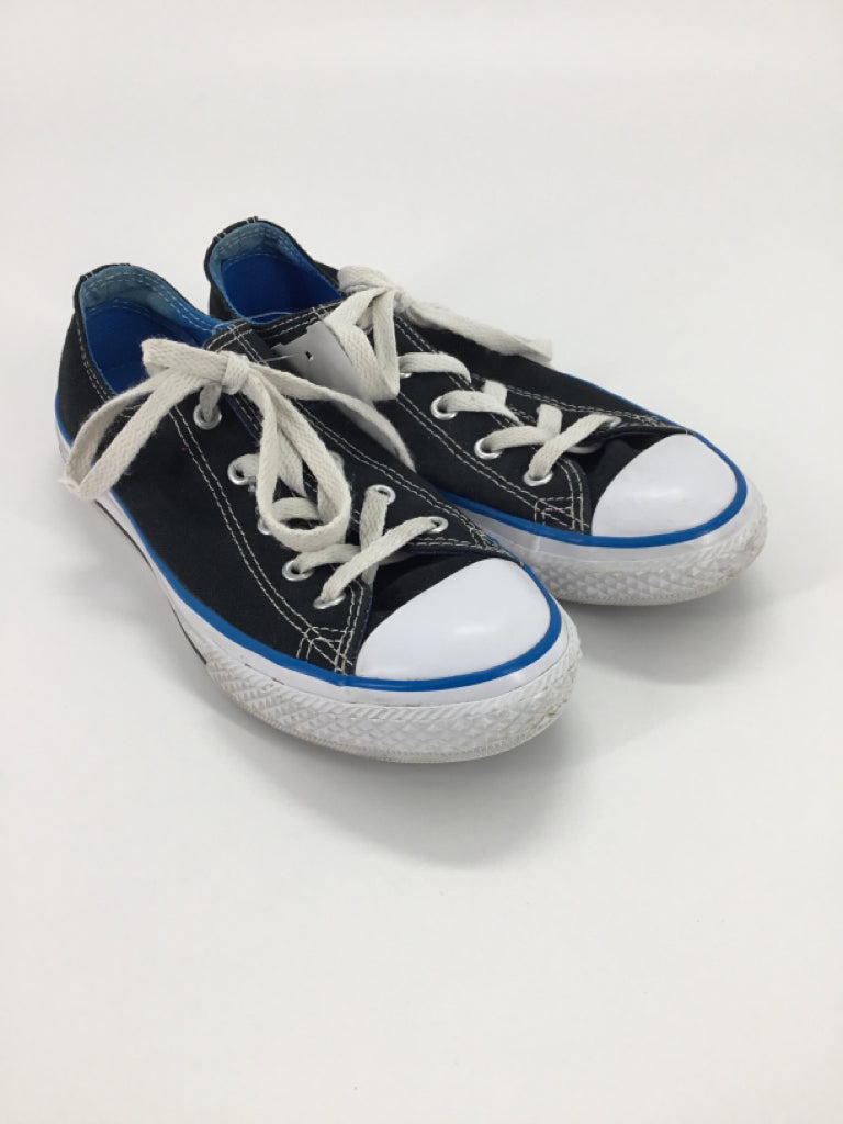 Converse Child Size 2 Youth Black Sneakers