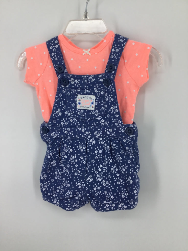 Carter's Child Size 3 Months Blue Outfit - girls