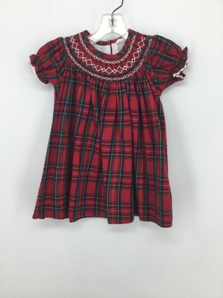 Lil Cactus Child Size 12-18 Months Red Dress - girls