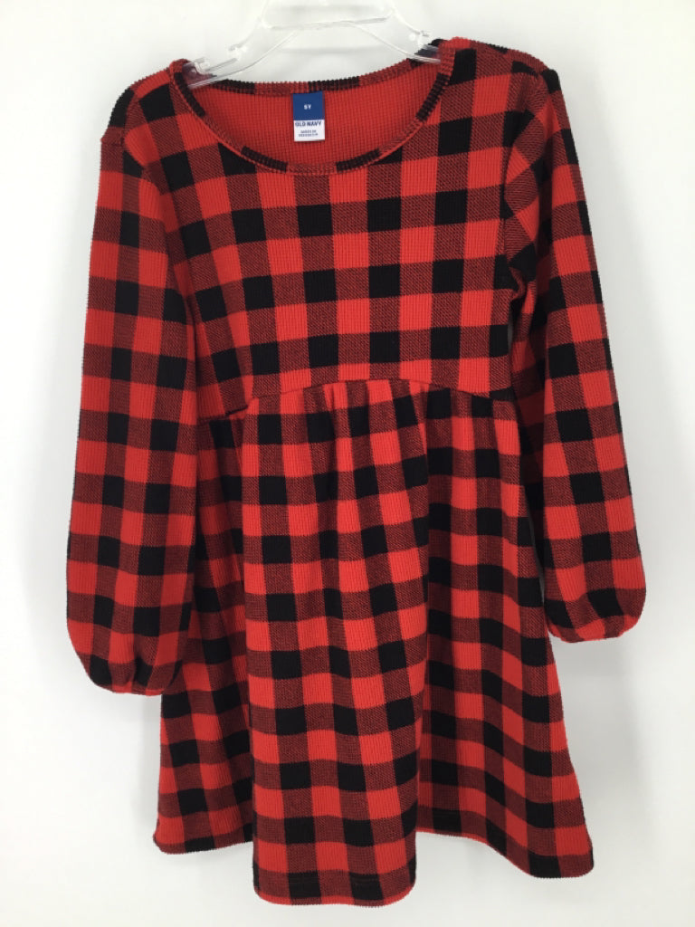 Old Navy Child Size 5 Red Dress - girls