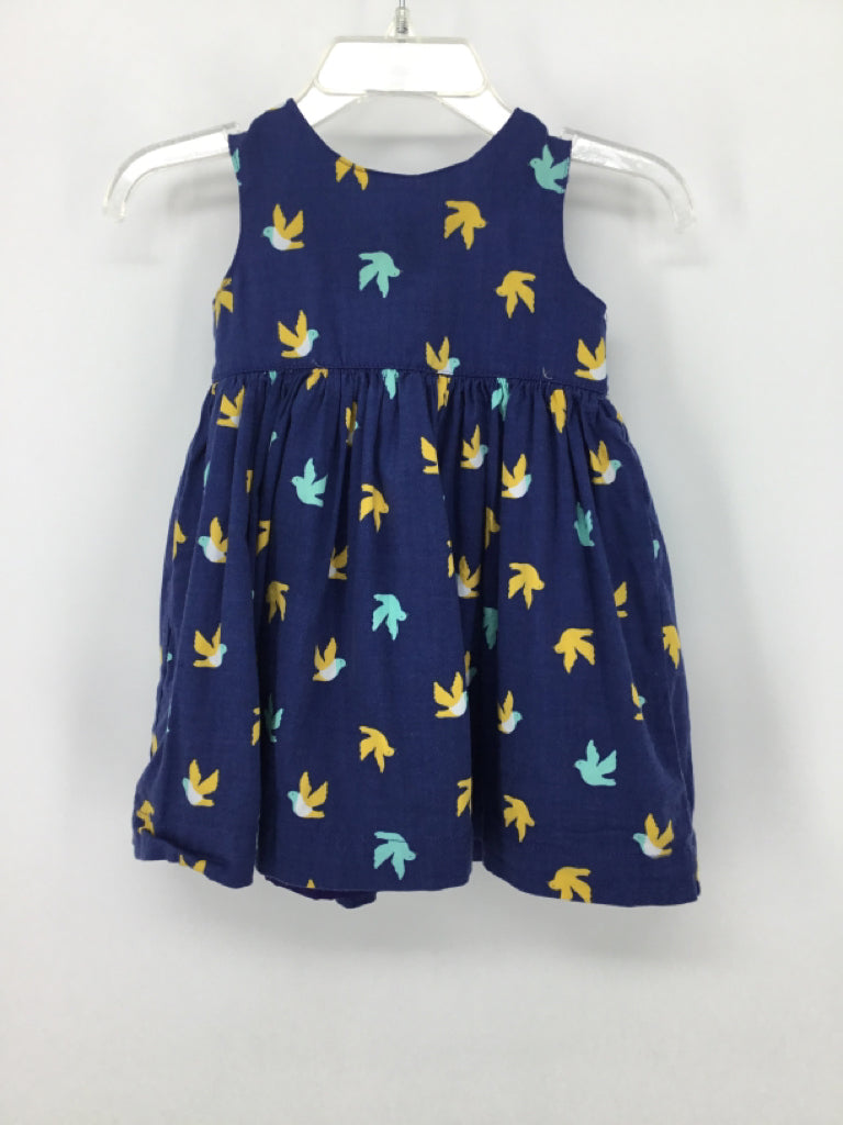Carter's Child Size 6 Months Blue Dress - girls