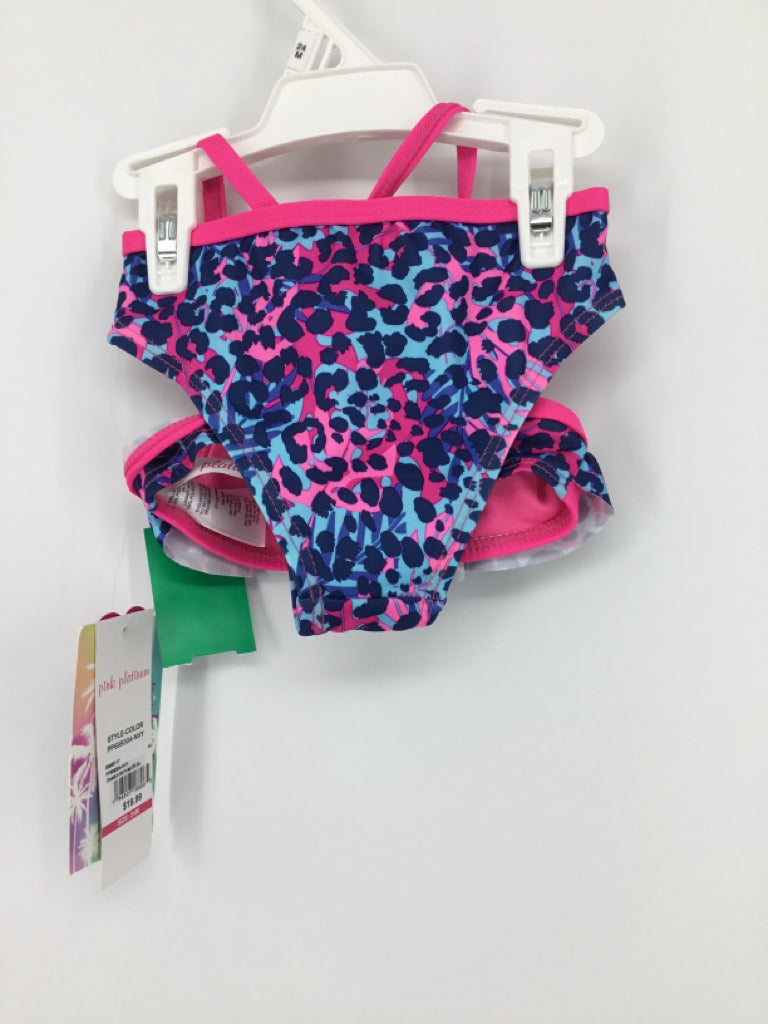 Pink Platinum Child Size 24 Months Blue Swimwear - girls