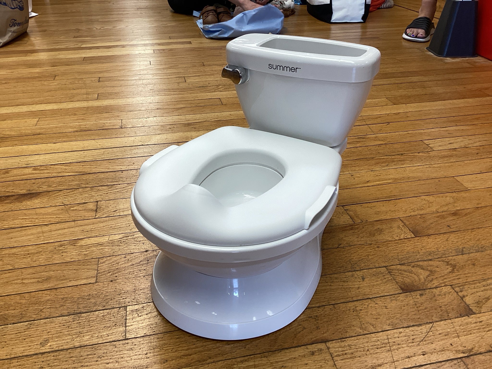 Summer White Potty Seat with Flushing Sounds