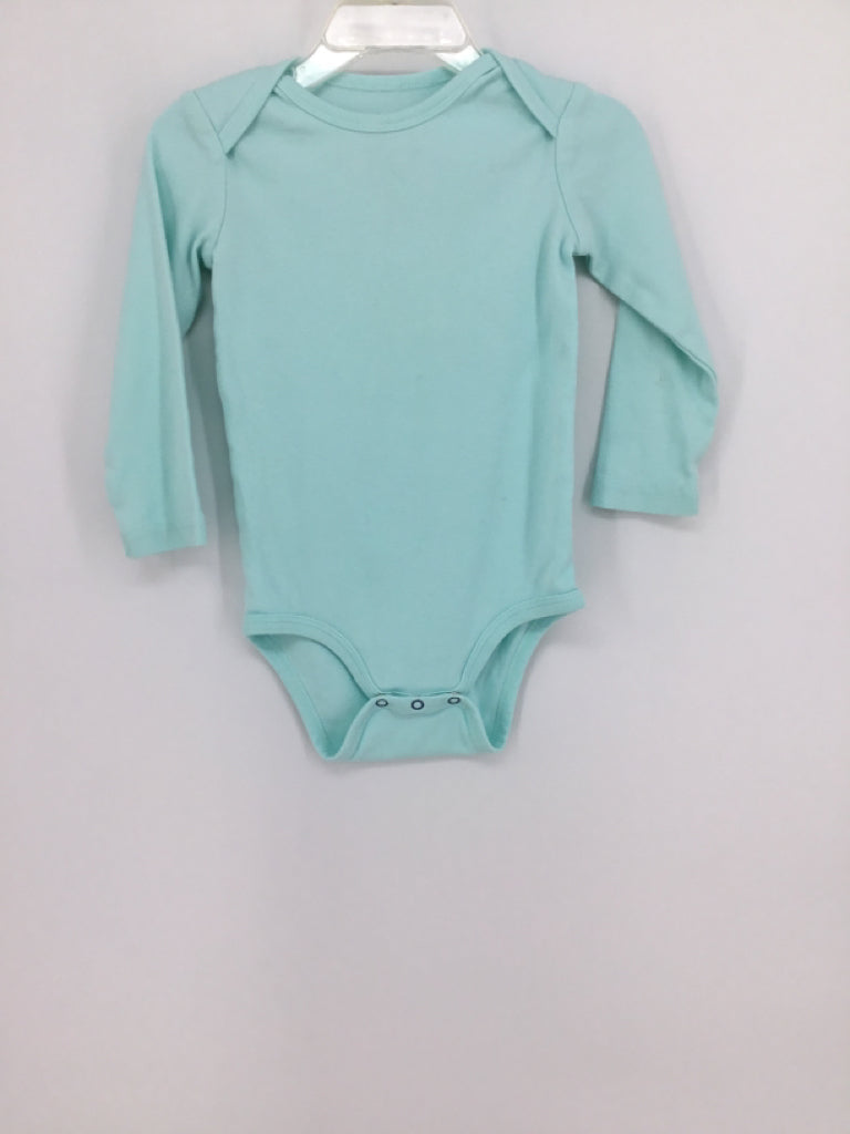 primary Child Size 18-24 Months Blue Onesie