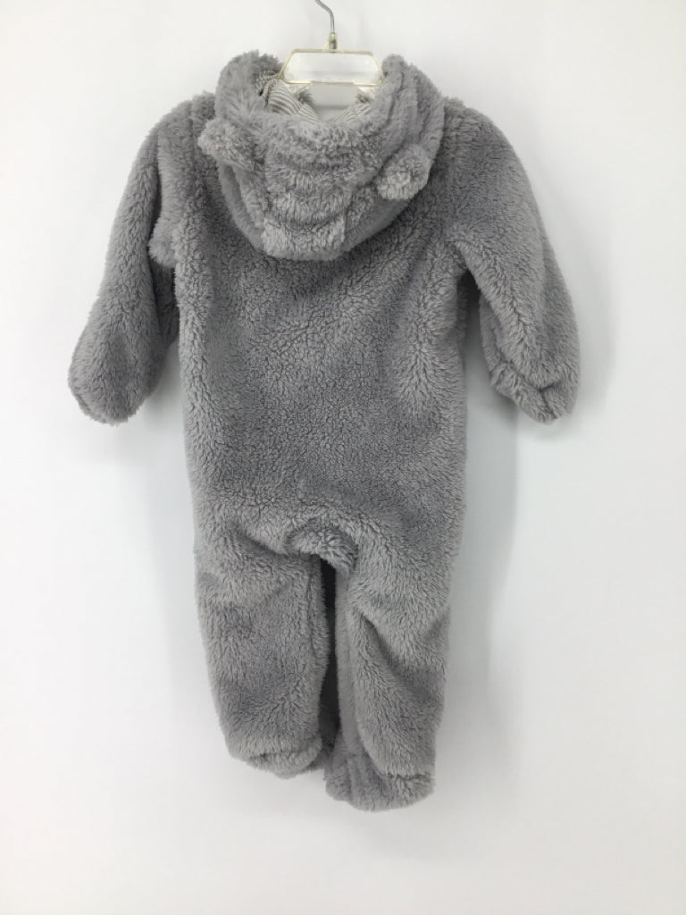 Just One You Made by Carters Child Size 9 Months Gray Solid Outerwear - boys