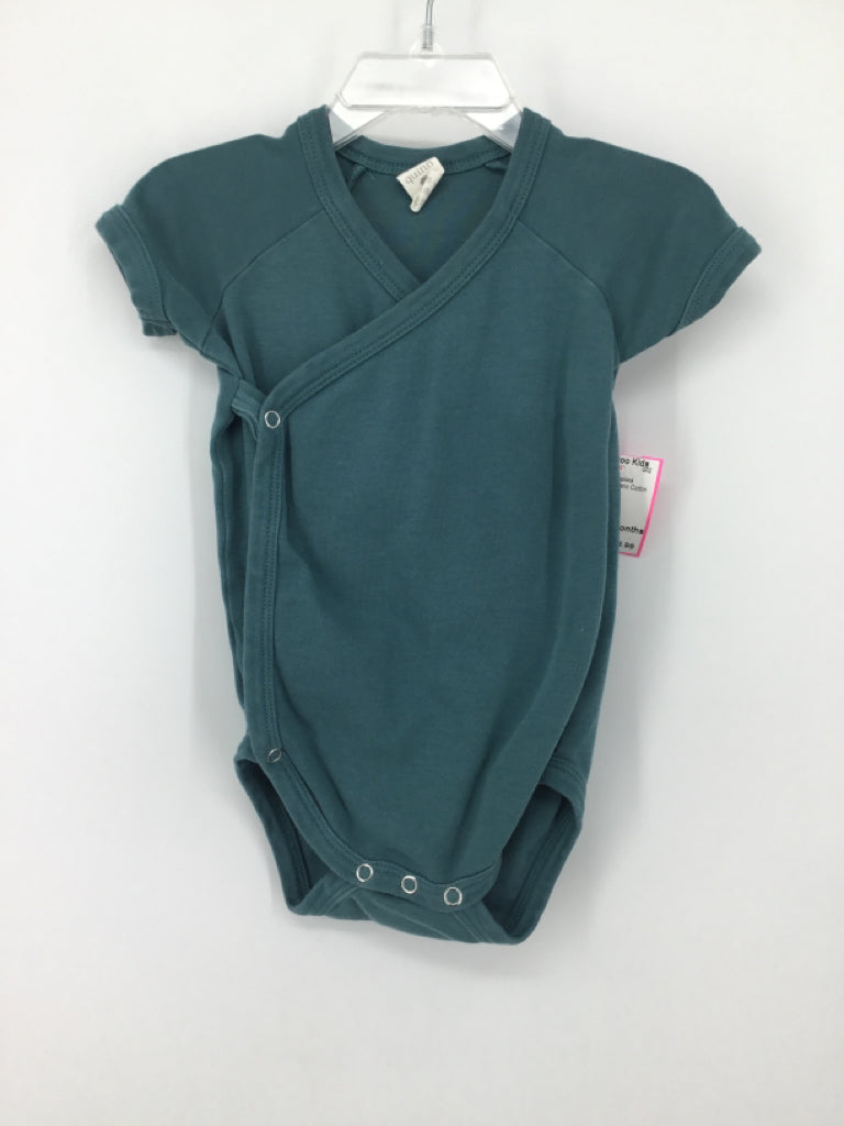 Kate Quinn Organics Child Size 18-24 Months Teal Onesie