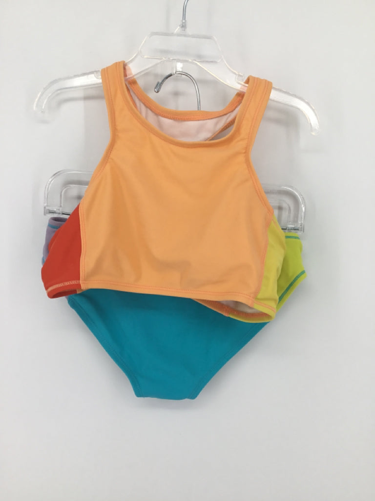 Swim Zip Child Size 6 Multi-Color Swimwear - girls