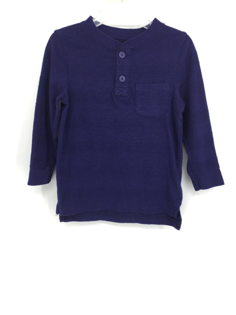 Cat & Jack Child Size 2 Blue Solid Shirt - boys