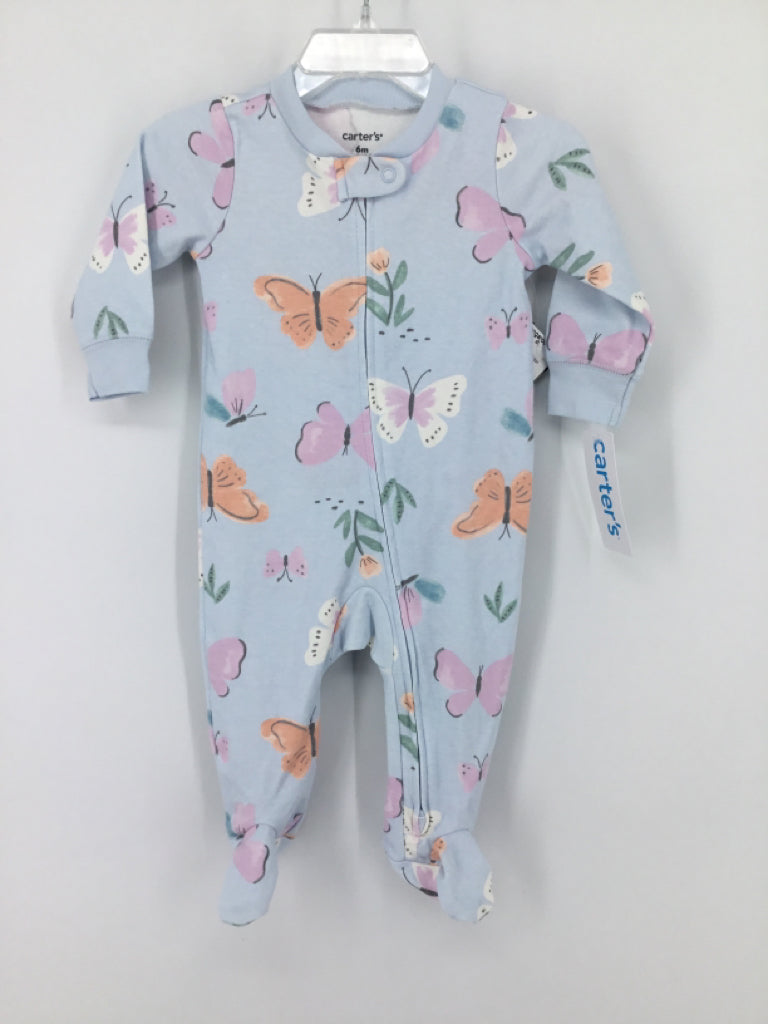 Carter's Child Size 6 Months Blue Sleepers