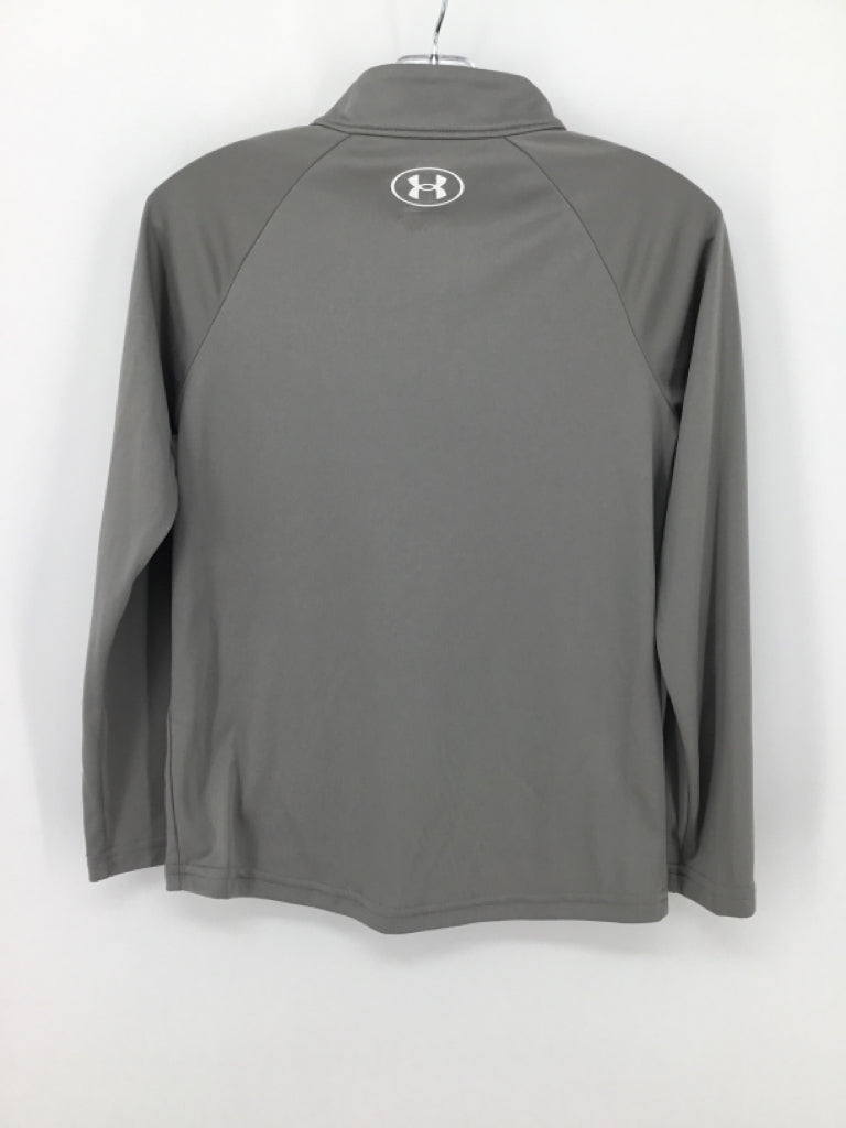 Under Armour Child Size 8 Gray screen printed Shirt - boys