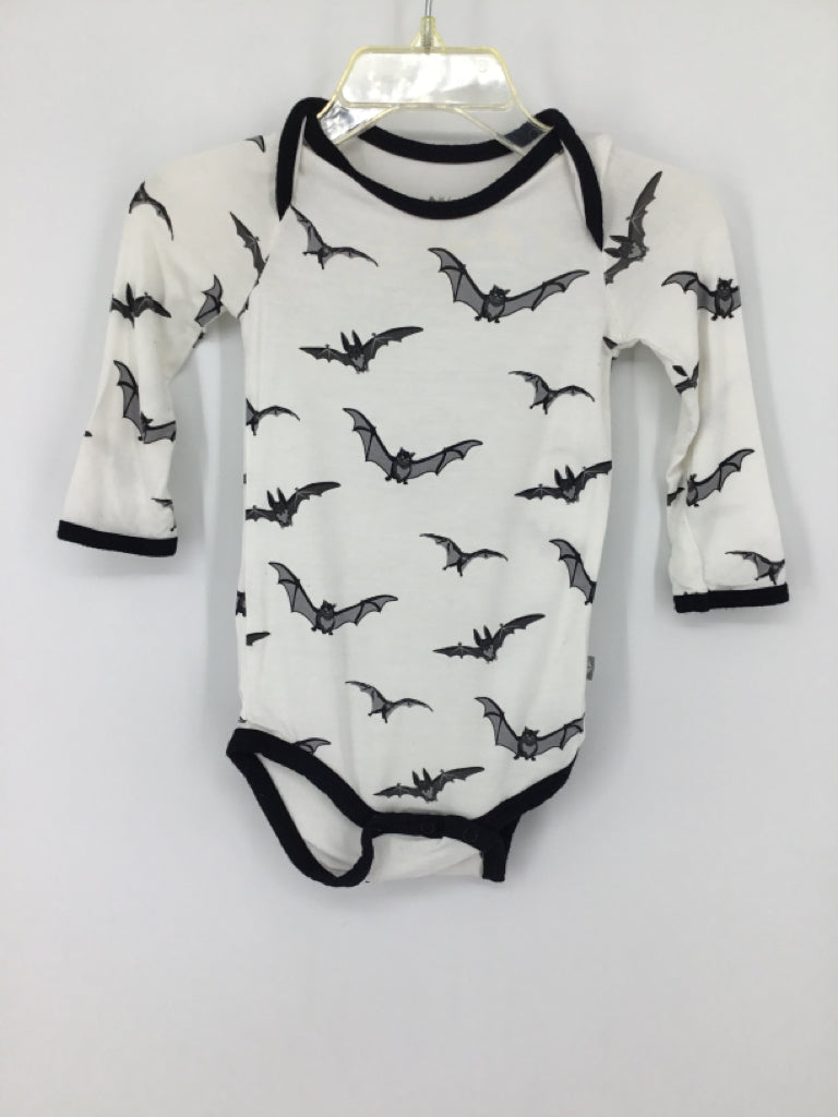 Kyte Child Size 6-12 Months Black Halloween Onesie