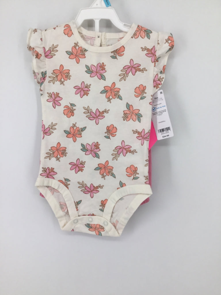 Carter's Child Size 6 Months Pink Outfit - girls