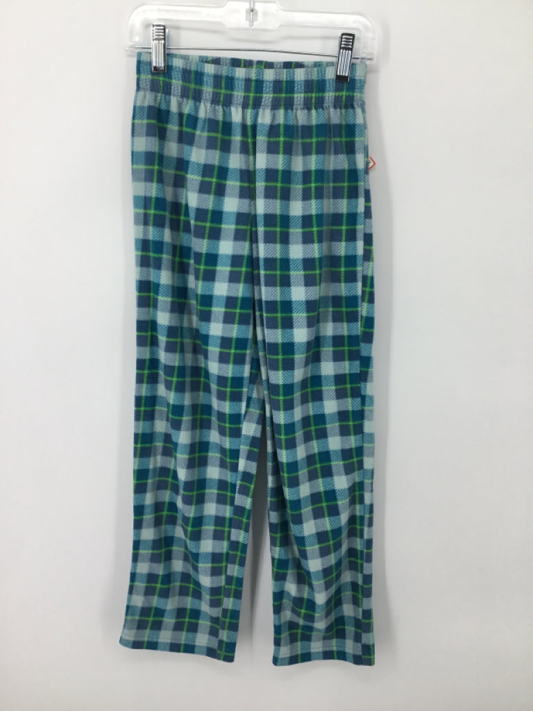 Cat & Jack Child Size 6 Teal Plaid Pajamas - boys