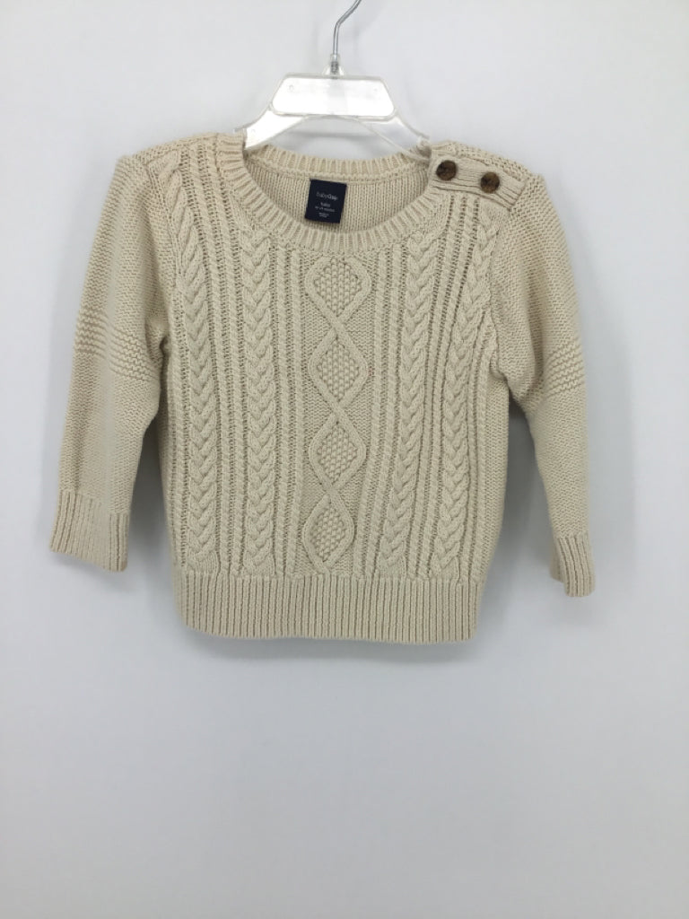 Baby Gap Child Size 18-24 Months Tan Solid Sweater - boys