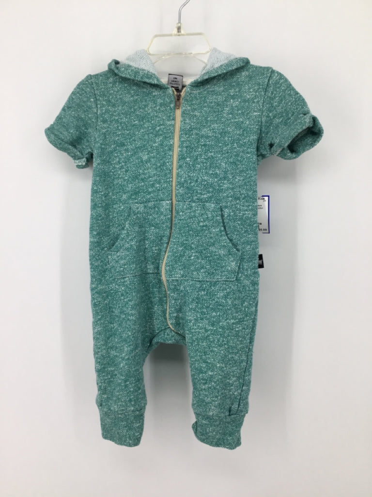 Littlest Prince Couture Child Size 9 Months Green Marbled Outfit - boys