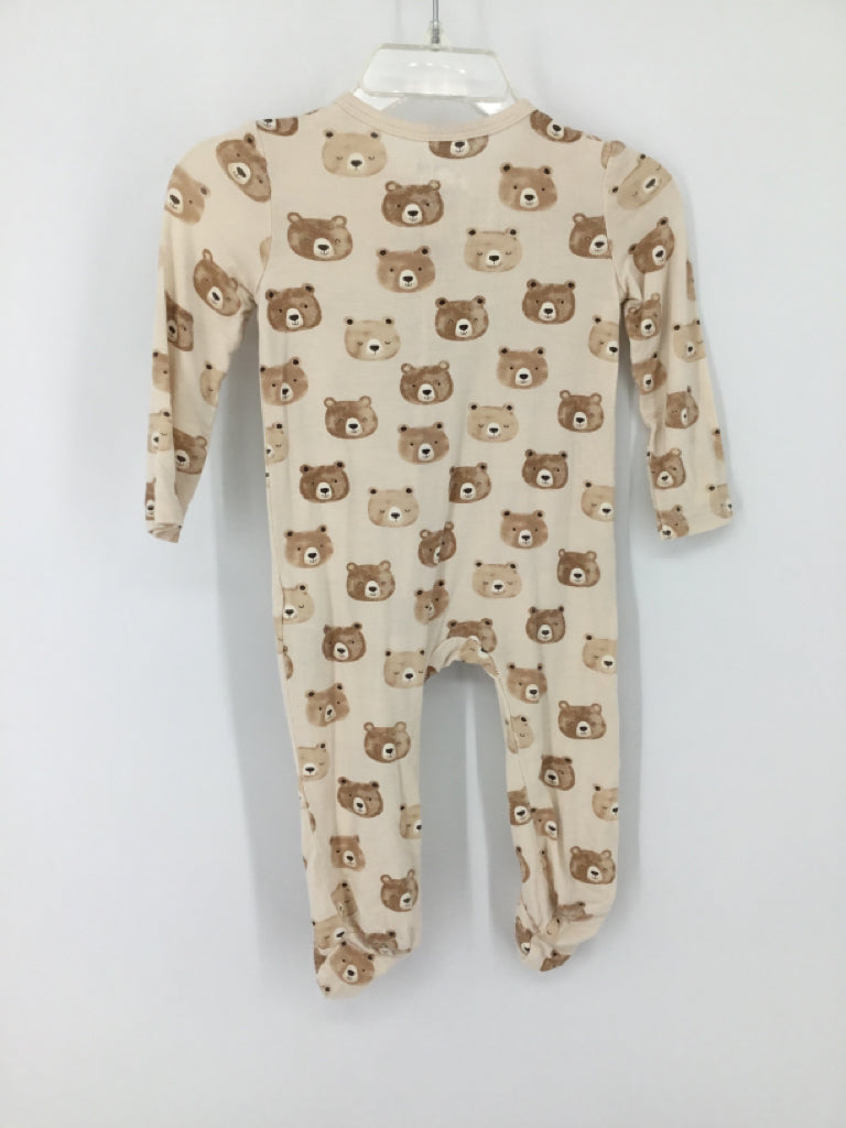 Little Me Child Size 6 Months Tan Sleepers