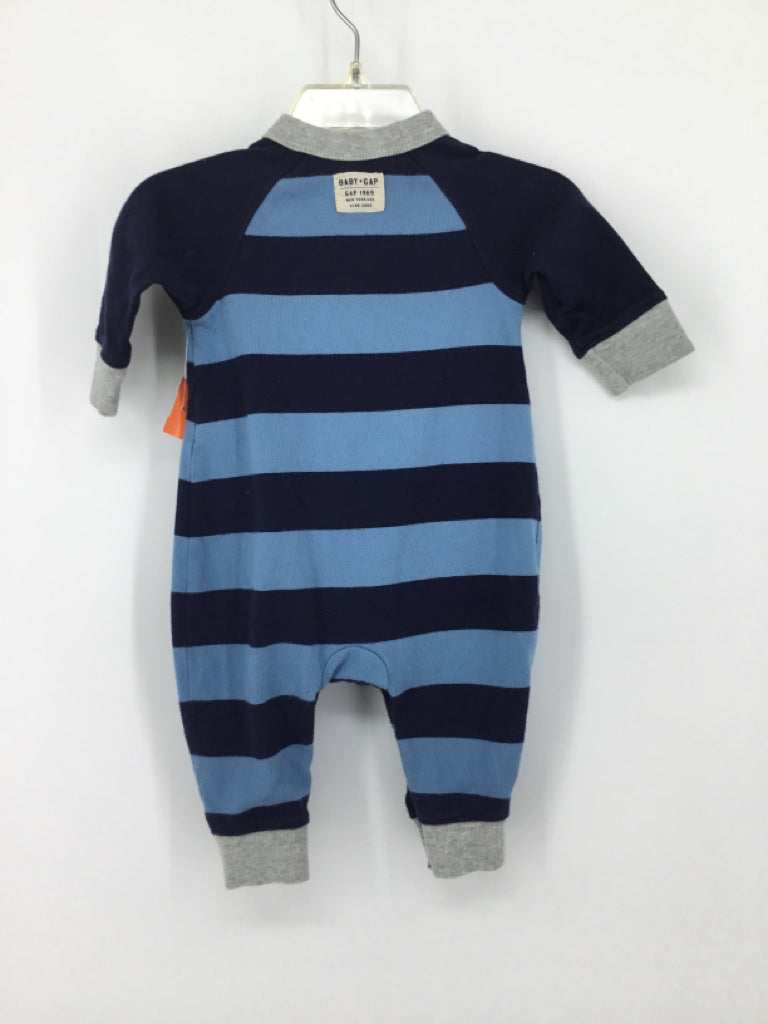 Baby Gap Child Size 3-6 Months Blue Stripe Outfit - boys