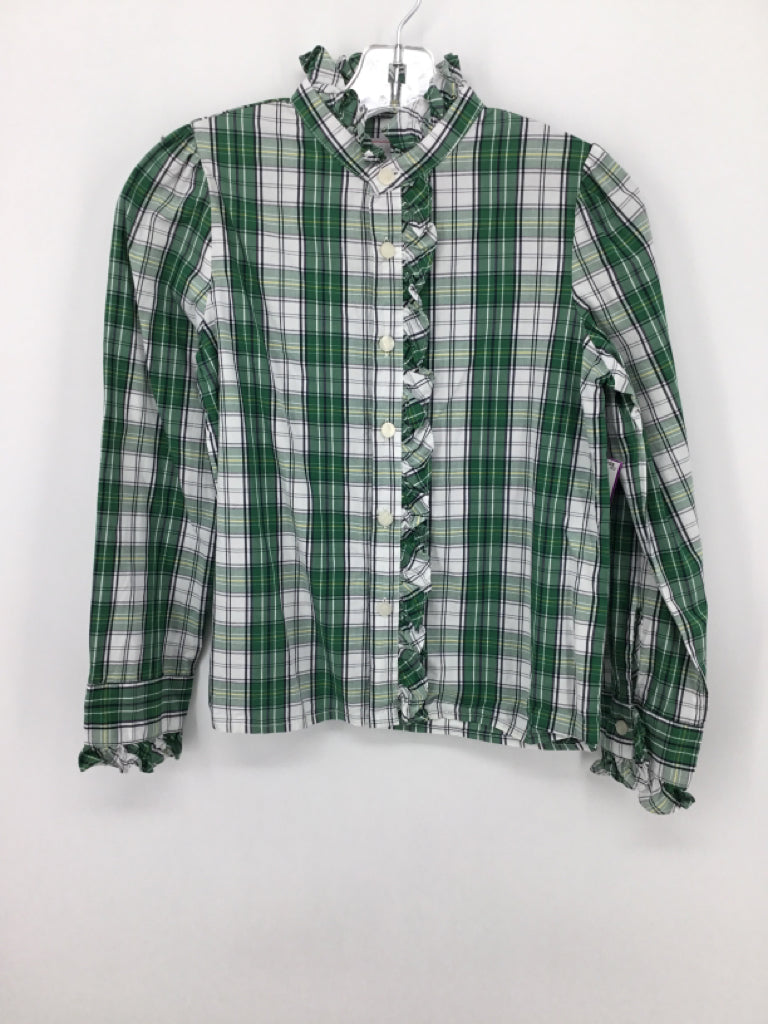 Classic Prep Child Size 8 Green Shirt - girls