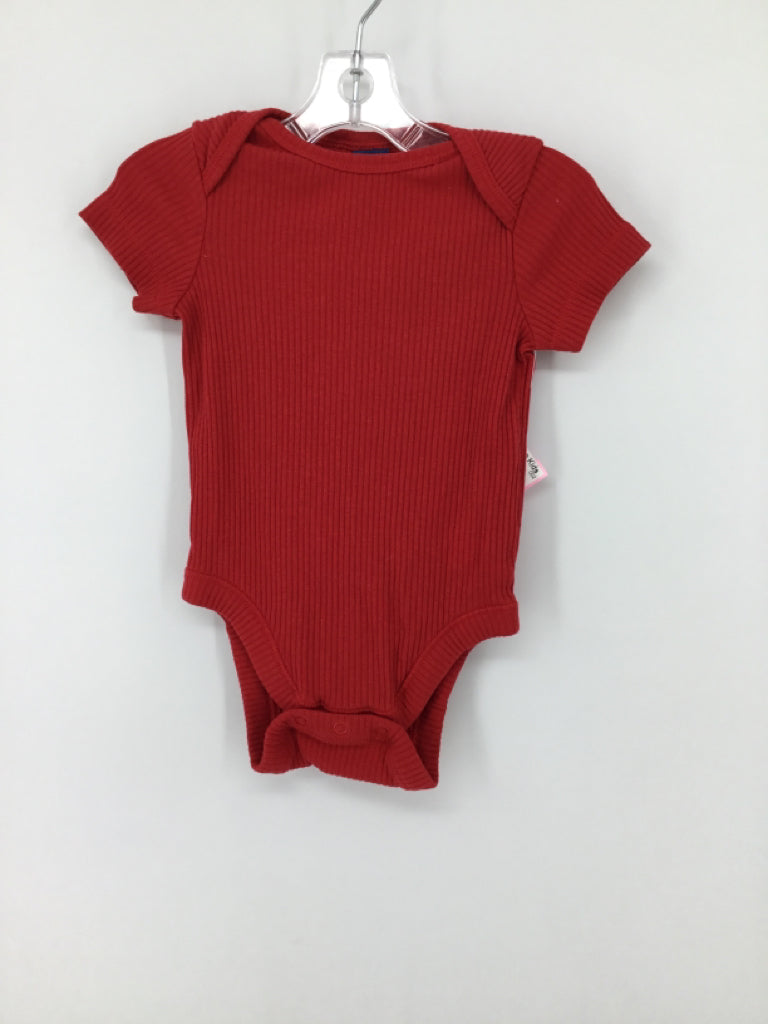 Old Navy Child Size 3-6 Months Red Onesie